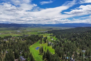 Custom, two-level True log cabin in the desirable Golf Course on Meadowcreek Golf Resort in Idaho - for sale on GolfHomes.com, golf home, golf lot