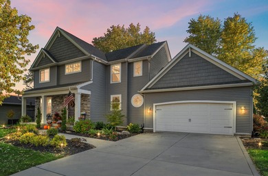 Welcome to this beautiful custom-built 3-bedroom, 2.5-bath home on Lakes of the Four Seasons Country Club in Indiana - for sale on GolfHomes.com, golf home, golf lot