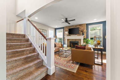 Welcome to this beautiful custom-built 3-bedroom, 2.5-bath home on Lakes of the Four Seasons Country Club in Indiana - for sale on GolfHomes.com, golf home, golf lot