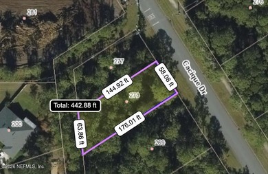 Build the home of your dreams in the incredible established on St. Augustine Shores Golf Club in Florida - for sale on GolfHomes.com, golf home, golf lot