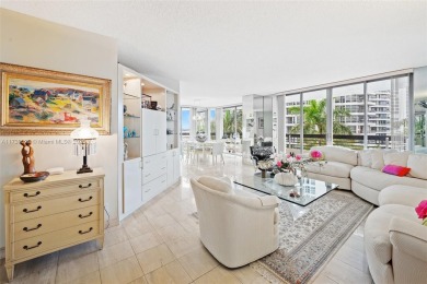 Stunning Intracoastal, and pool views from this 2 bed, 2 bath on Turnberry Isle Resort and Club in Florida - for sale on GolfHomes.com, golf home, golf lot