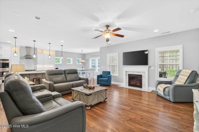 This beautifully maintained home sits directly on the golf on Beau Rivage Golf and Resort in North Carolina - for sale on GolfHomes.com, golf home, golf lot