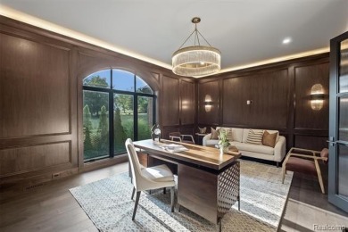 Set on over two acres along the coveted shores of all-sports on Orchard Lake Country Club in Michigan - for sale on GolfHomes.com, golf home, golf lot