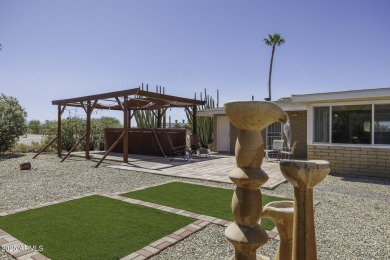 A rare gem right on the golf course!  With 4 bedrooms and 2.5 on Arizona City Golf Club in Arizona - for sale on GolfHomes.com, golf home, golf lot