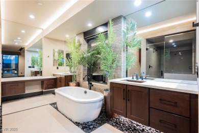 Perched elegantly above the shimmering waters of Lake Las Vegas on Reflection Bay Golf Club in Nevada - for sale on GolfHomes.com, golf home, golf lot