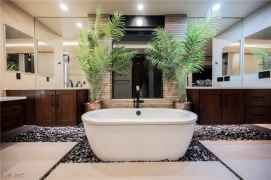 Perched elegantly above the shimmering waters of Lake Las Vegas on Reflection Bay Golf Club in Nevada - for sale on GolfHomes.com, golf home, golf lot