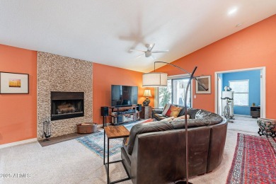 This SINGLE-LEVEL SCOTTSDALE HOME is the perfect low-maintenance on Ancala Country Club in Arizona - for sale on GolfHomes.com, golf home, golf lot