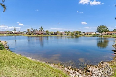 This well-appointed first-floor condo has stunning lake views on Riviera Golf Club in Florida - for sale on GolfHomes.com, golf home, golf lot