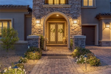 Embark on an extraordinary experience in this exquisite on Southern Highlands Golf Club in Nevada - for sale on GolfHomes.com, golf home, golf lot