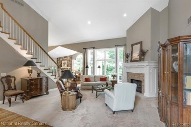 This custom property is tucked away on a quiet cul-de-sac is in on Oakhurst Golf and Country Club in Michigan - for sale on GolfHomes.com, golf home, golf lot