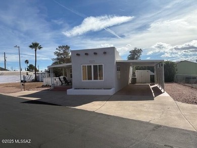 Awesome curb appeal with this furnished north facing home with on Tucson Estates Golf Course in Arizona - for sale on GolfHomes.com, golf home, golf lot