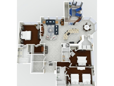 LOCATION, GARAGE & FULLY FURNISHED! This spacious Turnberry on Sandestin Golf and Beach Resort - Raven in Florida - for sale on GolfHomes.com, golf home, golf lot