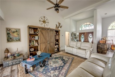 The charm of Old Florida greets you at the curb with this 3/2 on Burnt Store Golf Club in Florida - for sale on GolfHomes.com, golf home, golf lot