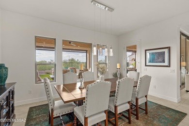 This Bacara model is a perfect balance of luxury and on Saddlebrooke Ranch Golf Club in Arizona - for sale on GolfHomes.com, golf home, golf lot