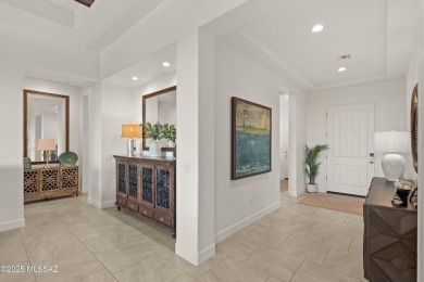 This Bacara model is a perfect balance of luxury and on Saddlebrooke Ranch Golf Club in Arizona - for sale on GolfHomes.com, golf home, golf lot