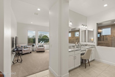 This Bacara model is a perfect balance of luxury and on Saddlebrooke Ranch Golf Club in Arizona - for sale on GolfHomes.com, golf home, golf lot