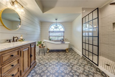 The charm of Old Florida greets you at the curb with this 3/2 on Burnt Store Golf Club in Florida - for sale on GolfHomes.com, golf home, golf lot