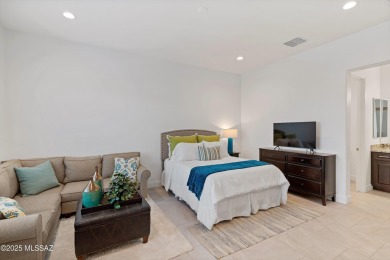 This Bacara model is a perfect balance of luxury and on Saddlebrooke Ranch Golf Club in Arizona - for sale on GolfHomes.com, golf home, golf lot