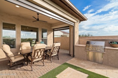 This Bacara model is a perfect balance of luxury and on Saddlebrooke Ranch Golf Club in Arizona - for sale on GolfHomes.com, golf home, golf lot
