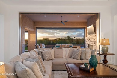 This Bacara model is a perfect balance of luxury and on Saddlebrooke Ranch Golf Club in Arizona - for sale on GolfHomes.com, golf home, golf lot