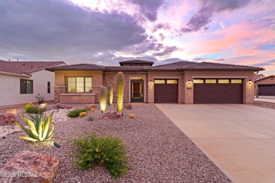 This Bacara model is a perfect balance of luxury and on Saddlebrooke Ranch Golf Club in Arizona - for sale on GolfHomes.com, golf home, golf lot