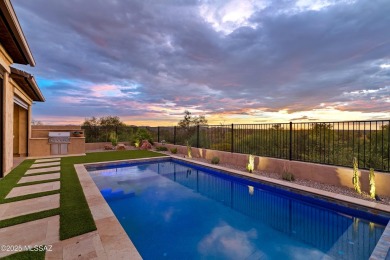 This Bacara model is a perfect balance of luxury and on Saddlebrooke Ranch Golf Club in Arizona - for sale on GolfHomes.com, golf home, golf lot