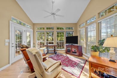 This stunning Muirfield home boasts mature trees and space for on Mooresville Golf Course in North Carolina - for sale on GolfHomes.com, golf home, golf lot