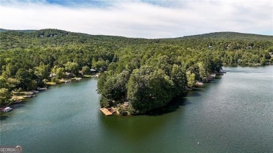Experience ultimate privacy and breathtaking views from this on The Highlands Course at Lake Arrowhead in Georgia - for sale on GolfHomes.com, golf home, golf lot