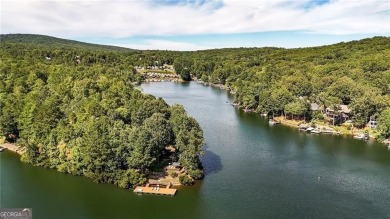 Experience ultimate privacy and breathtaking views from this on The Highlands Course at Lake Arrowhead in Georgia - for sale on GolfHomes.com, golf home, golf lot