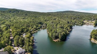 Experience ultimate privacy and breathtaking views from this on The Highlands Course at Lake Arrowhead in Georgia - for sale on GolfHomes.com, golf home, golf lot