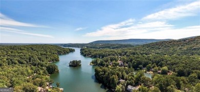 Experience ultimate privacy and breathtaking views from this on The Highlands Course at Lake Arrowhead in Georgia - for sale on GolfHomes.com, golf home, golf lot