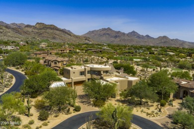 Situated on a cul-de-sac lot overlooking the 4th hole of The on The Country Club At DC Ranch in Arizona - for sale on GolfHomes.com, golf home, golf lot