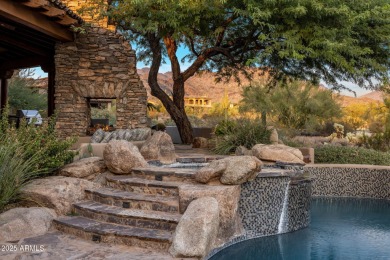Situated on a cul-de-sac lot overlooking the 4th hole of The on The Country Club At DC Ranch in Arizona - for sale on GolfHomes.com, golf home, golf lot