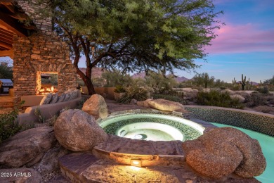 Situated on a cul-de-sac lot overlooking the 4th hole of The on The Country Club At DC Ranch in Arizona - for sale on GolfHomes.com, golf home, golf lot