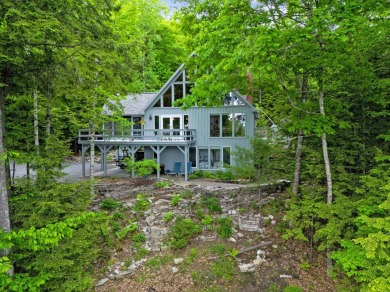 Great Rock House is a beautifully designed and built home sited on Belgrade Lakes Golf Club in Maine - for sale on GolfHomes.com, golf home, golf lot