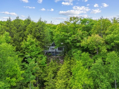 Great Rock House is a beautifully designed and built home sited on Belgrade Lakes Golf Club in Maine - for sale on GolfHomes.com, golf home, golf lot