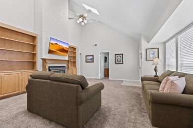 This perfect 2-bedroom 2-bath townhome that sits right next to on St. George Golf Course in Utah - for sale on GolfHomes.com, golf home, golf lot