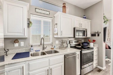 Gorgeous, fully furnished, move-in-ready 2020 park model in on Roadhaven Golf Course in Arizona - for sale on GolfHomes.com, golf home, golf lot