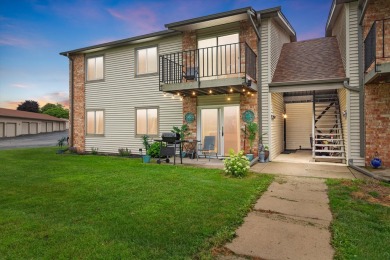 Introducing this charming first floor, end unit condo with a on BlackStone Creek Golf Club in Wisconsin - for sale on GolfHomes.com, golf home, golf lot