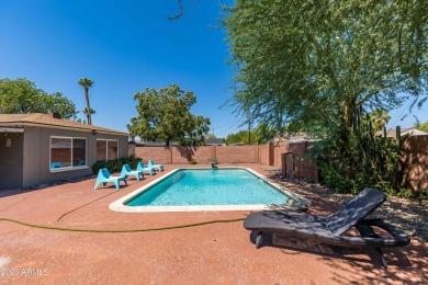 You know you want it! A cool, refreshing pool for summer fun is on Encanto 18 Golf Course in Arizona - for sale on GolfHomes.com, golf home, golf lot