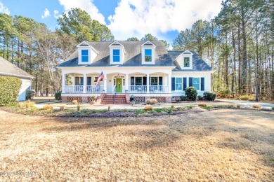 Immaculate, custom-built home located in the desirable golf and on Sound Golf Links at Albemarle Plantation in North Carolina - for sale on GolfHomes.com, golf home, golf lot