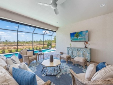 This highly upgraded Pallazio model overlooks a peaceful on Esplanade Golf and  Country Club in Florida - for sale on GolfHomes.com, golf home, golf lot