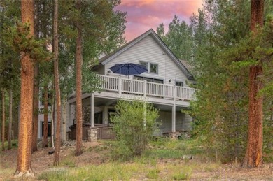 Nestled in a mature forest of pines and aspens, overlooking open on Keystone Ranch Golf Course in Colorado - for sale on GolfHomes.com, golf home, golf lot