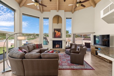 Welcome to this stunning, custom home nestled in the prestigious on Omni Tucson National Golf Resort and Spa - Sonoran in Arizona - for sale on GolfHomes.com, golf home, golf lot