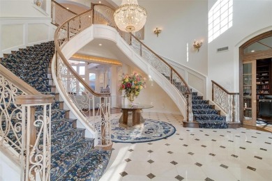 Discover the epitome of elegance in this Georgian-style estate on Mira Vista Country Club in Texas - for sale on GolfHomes.com, golf home, golf lot