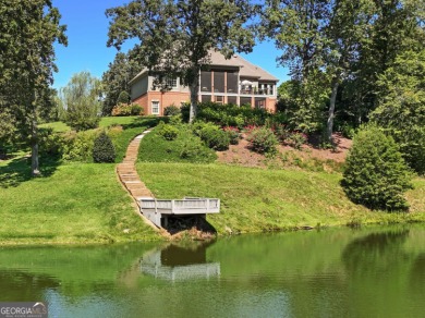 Updated 4BD, 3.5BA, 5592sqft Executive Lakefront Home in The on The Orchard Golf and Country Club in Georgia - for sale on GolfHomes.com, golf home, golf lot