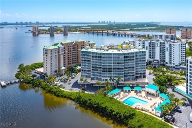 Condo and Boat Dock Available! Experience luxury coastal living on Fort Myers Beach and Golf Club in Florida - for sale on GolfHomes.com, golf home, golf lot