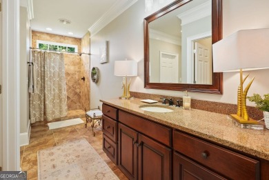 Updated 4BD, 3.5BA, 5592sqft Executive Lakefront Home in The on The Orchard Golf and Country Club in Georgia - for sale on GolfHomes.com, golf home, golf lot