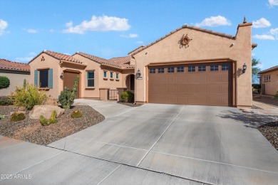 Golf Course Endeavor with Cart Garage! Travertine steps lead to on Copper Canyon Golf Club in Arizona - for sale on GolfHomes.com, golf home, golf lot