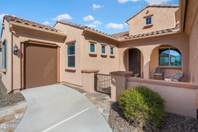 Golf Course Endeavor with Cart Garage! Travertine steps lead to on Copper Canyon Golf Club in Arizona - for sale on GolfHomes.com, golf home, golf lot